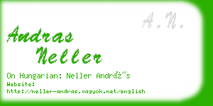 andras neller business card